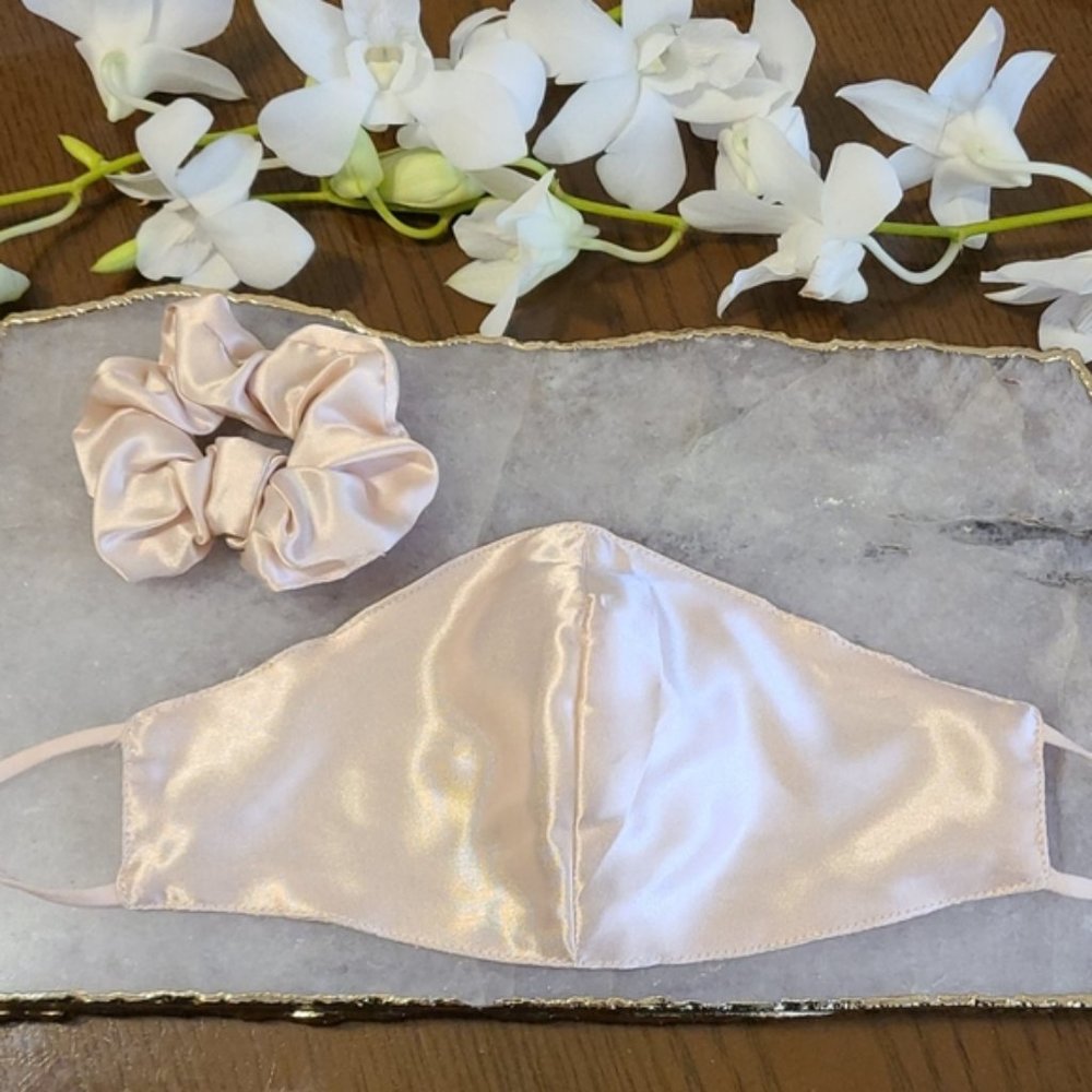 Bridal Satin Face Mask